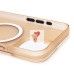 Чехол-накладка для Apple iPhone 15 Pro Max (золотой/матовый прозрачный) - SM038 SafeMag Чехол-накладка для Apple iPhone 15 Pro Max (золотой/матовый прозрачный) - SM038 SafeMag