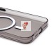 Чехол-накладка для Apple iPhone 15 Pro Max (черный/прозрачный) - SM039 SafeMag