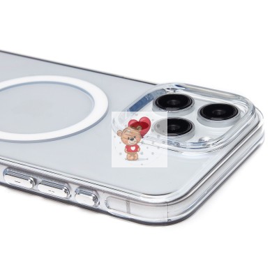 Чехол-накладка для Apple iPhone 15 Pro Max (прозрачный) - SM039 SafeMag