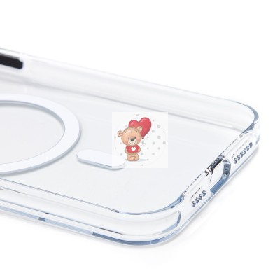 Чехол-накладка для Apple iPhone 15 Pro Max (прозрачный) - SM039 SafeMag