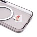 Чехол-накладка для Apple iPhone 15 Pro (черный/прозрачный) - SM039 SafeMag