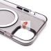 Чехол-накладка для Apple iPhone 15 (черный/прозрачный) - SM039 SafeMag