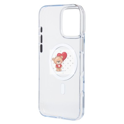 Чехол-накладка для Apple iPhone 16 Pro Max (прозрачный) - SM039 SafeMag