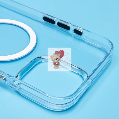 Чехол-накладка для Apple iPhone 16 Pro Max (прозрачный) - SM039 SafeMag