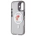 Чехол-накладка для Apple iPhone 16 (черный/прозрачный) - SM039 SafeMag