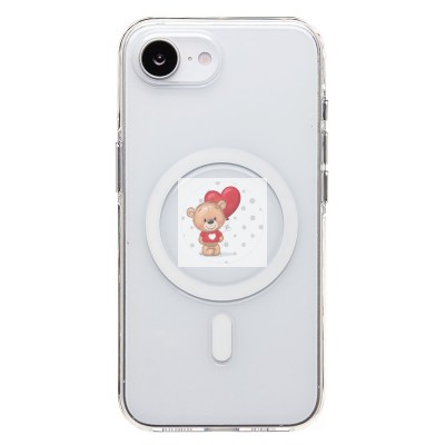 Чехол-накладка для Apple iPhone 16e (прозрачный) - SM039 SafeMag Чехол-накладка для Apple iPhone 16e (прозрачный) - SM039 SafeMag