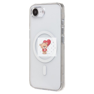 Чехол-накладка для Apple iPhone 16e (прозрачный) - SM039 SafeMag