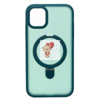 Чехол-накладка для Apple iPhone 11 (темно-зеленый) - SM088 SafeMag