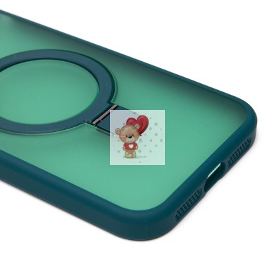 Чехол-накладка для Apple iPhone 11 (темно-зеленый) - SM088 SafeMag