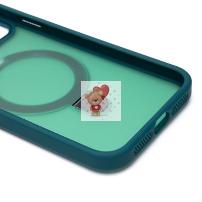 Чехол-накладка для Apple iPhone 11 (темно-зеленый) - SM088 SafeMag