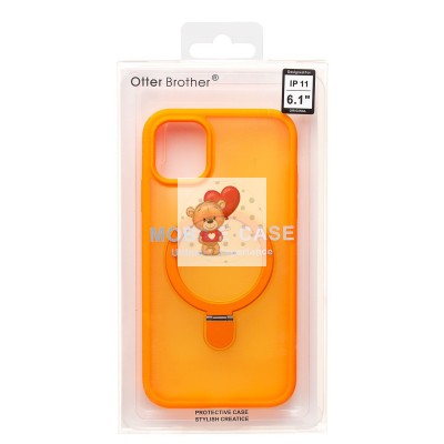 Чехол-накладка для Apple iPhone 11 (оранжевый) - SM088 SafeMag