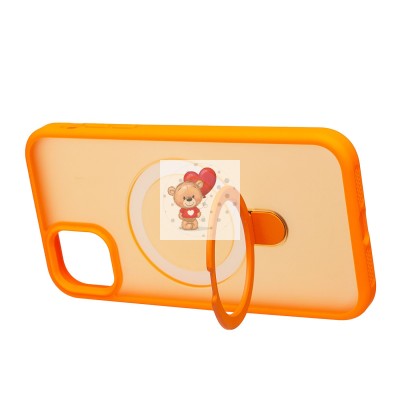 Чехол-накладка для Apple iPhone 11 (оранжевый) - SM088 SafeMag