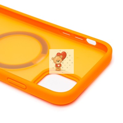 Чехол-накладка для Apple iPhone 11 (оранжевый) - SM088 SafeMag