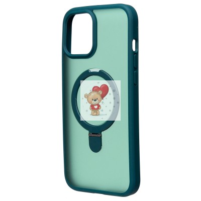 Чехол-накладка для Apple iPhone 12 Pro Max (темно-зеленый) - SM088 SafeMag