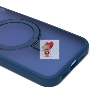 Чехол-накладка для Apple iPhone 12 (темно-синий) - SM088 SafeMag