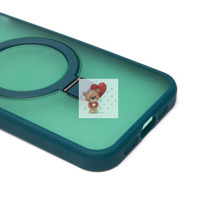 Чехол-накладка для Apple iPhone 12 Pro (темно-зеленый) - SM088 SafeMag