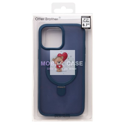 Чехол-накладка для Apple iPhone 13 Pro Max (темно-синий) - SM088 SafeMag