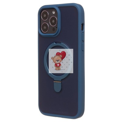 Чехол-накладка для Apple iPhone 13 Pro Max (темно-синий) - SM088 SafeMag