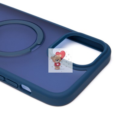 Чехол-накладка для Apple iPhone 13 Pro Max (темно-синий) - SM088 SafeMag