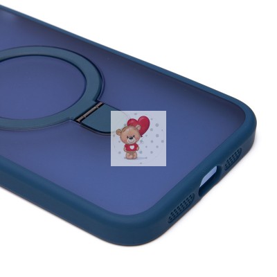 Чехол-накладка для Apple iPhone 13 Pro Max (темно-синий) - SM088 SafeMag