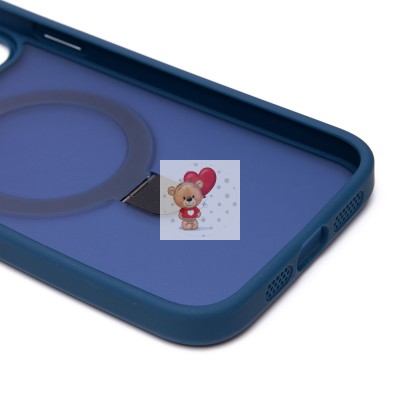 Чехол-накладка для Apple iPhone 13 Pro Max (темно-синий) - SM088 SafeMag