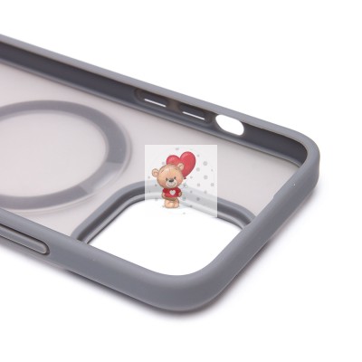 Чехол-накладка для Apple iPhone 13 Pro (серый) - SM088 SafeMag Чехол-накладка для Apple iPhone 13 Pro (серый) - SM088 SafeMag