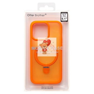 Чехол-накладка для Apple iPhone 13 Pro (оранжевый) - SM088 SafeMag