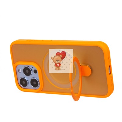 Чехол-накладка для Apple iPhone 13 Pro (оранжевый) - SM088 SafeMag