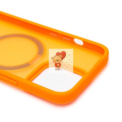 Чехол-накладка для Apple iPhone 13 Pro (оранжевый) - SM088 SafeMag