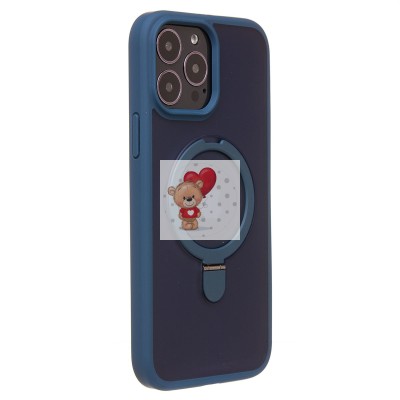 Чехол-накладка для Apple iPhone 14 Pro Max (темно-синий) - SM088 SafeMag Чехол-накладка для Apple iPhone 14 Pro Max (темно-синий) - SM088 SafeMag