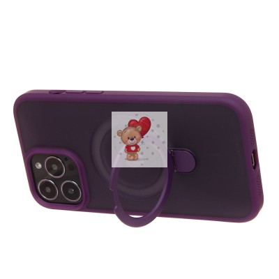 Чехол-накладка для Apple iPhone 14 Pro Max (фиолетовый) - SM088 SafeMag