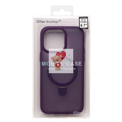 Чехол-накладка для Apple iPhone 14 Pro Max (фиолетовый) - SM088 SafeMag