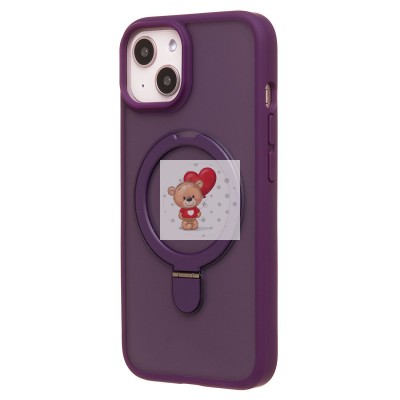 Чехол-накладка для Apple iPhone 14 (фиолетовый) - SM088 SafeMag Чехол-накладка для Apple iPhone 14 (фиолетовый) - SM088 SafeMag