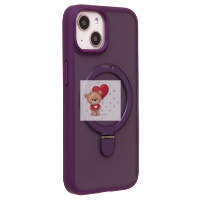 Чехол-накладка для Apple iPhone 14 (фиолетовый) - SM088 SafeMag Чехол-накладка для Apple iPhone 14 (фиолетовый) - SM088 SafeMag