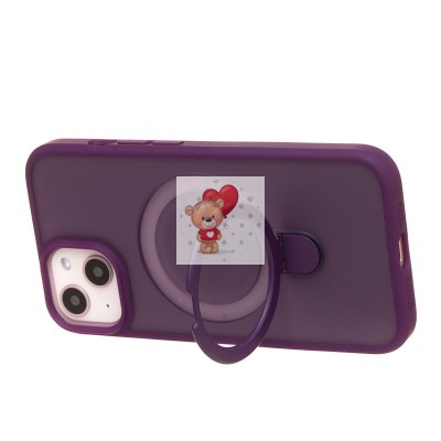 Чехол-накладка для Apple iPhone 14 (фиолетовый) - SM088 SafeMag Чехол-накладка для Apple iPhone 14 (фиолетовый) - SM088 SafeMag