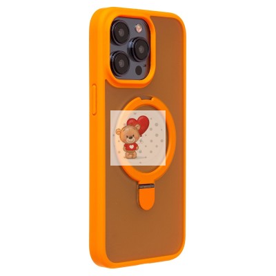 Чехол-накладка для Apple iPhone 15 Pro Max (оранжевый) - SM088 SafeMag