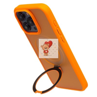 Чехол-накладка для Apple iPhone 15 Pro Max (оранжевый) - SM088 SafeMag