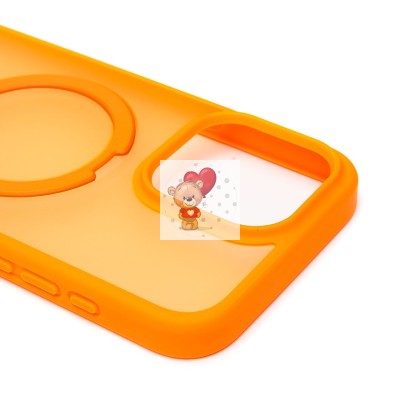 Чехол-накладка для Apple iPhone 15 Pro Max (оранжевый) - SM088 SafeMag