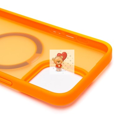 Чехол-накладка для Apple iPhone 15 Pro Max (оранжевый) - SM088 SafeMag