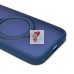 Чехол-накладка для Apple iPhone 15 Pro (темно-синий) - SM088 SafeMag