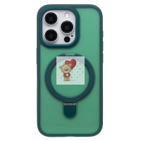 Чехол-накладка для Apple iPhone 15 Pro (темно-зеленый) - SM088 SafeMag Чехол-накладка для Apple iPhone 15 Pro (темно-зеленый) - SM088 SafeMag