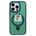 Чехол-накладка для Apple iPhone 15 Pro (темно-зеленый) - SM088 SafeMag