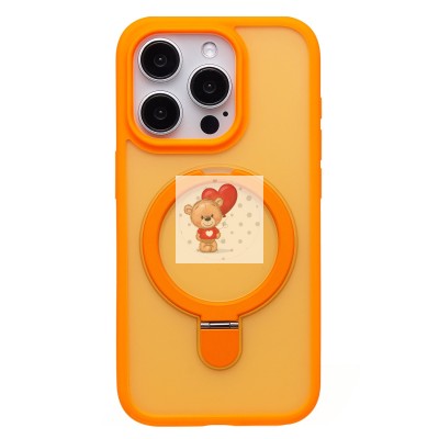 Чехол-накладка для Apple iPhone 15 Pro (оранжевый) - SM088 SafeMag