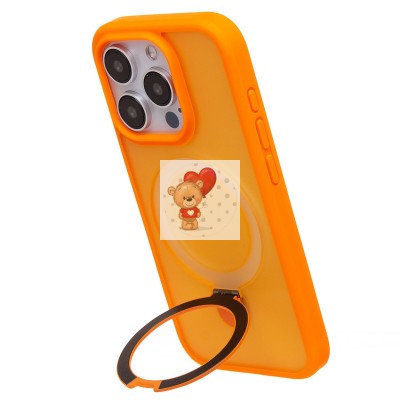 Чехол-накладка для Apple iPhone 15 Pro (оранжевый) - SM088 SafeMag Чехол-накладка для Apple iPhone 15 Pro (оранжевый) - SM088 SafeMag