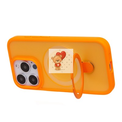 Чехол-накладка для Apple iPhone 15 Pro (оранжевый) - SM088 SafeMag Чехол-накладка для Apple iPhone 15 Pro (оранжевый) - SM088 SafeMag