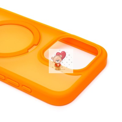 Чехол-накладка для Apple iPhone 15 Pro (оранжевый) - SM088 SafeMag Чехол-накладка для Apple iPhone 15 Pro (оранжевый) - SM088 SafeMag