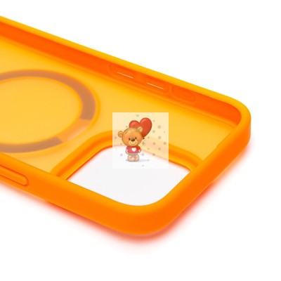 Чехол-накладка для Apple iPhone 15 Pro (оранжевый) - SM088 SafeMag Чехол-накладка для Apple iPhone 15 Pro (оранжевый) - SM088 SafeMag