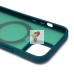 Чехол-накладка для Apple iPhone 15 (темно-зеленый) - SM088 SafeMag Чехол-накладка для Apple iPhone 15 (темно-зеленый) - SM088 SafeMag
