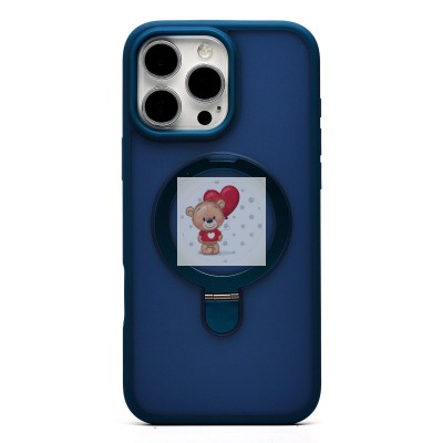 Чехол-накладка для Apple iPhone 16 Pro Max (темно-синий) - SM088 SafeMag