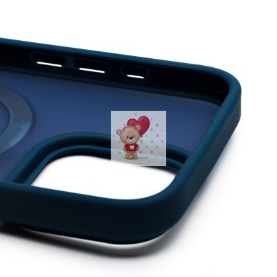 Чехол-накладка для Apple iPhone 16 Pro Max (темно-синий) - SM088 SafeMag Чехол-накладка для Apple iPhone 16 Pro Max (темно-синий) - SM088 SafeMag